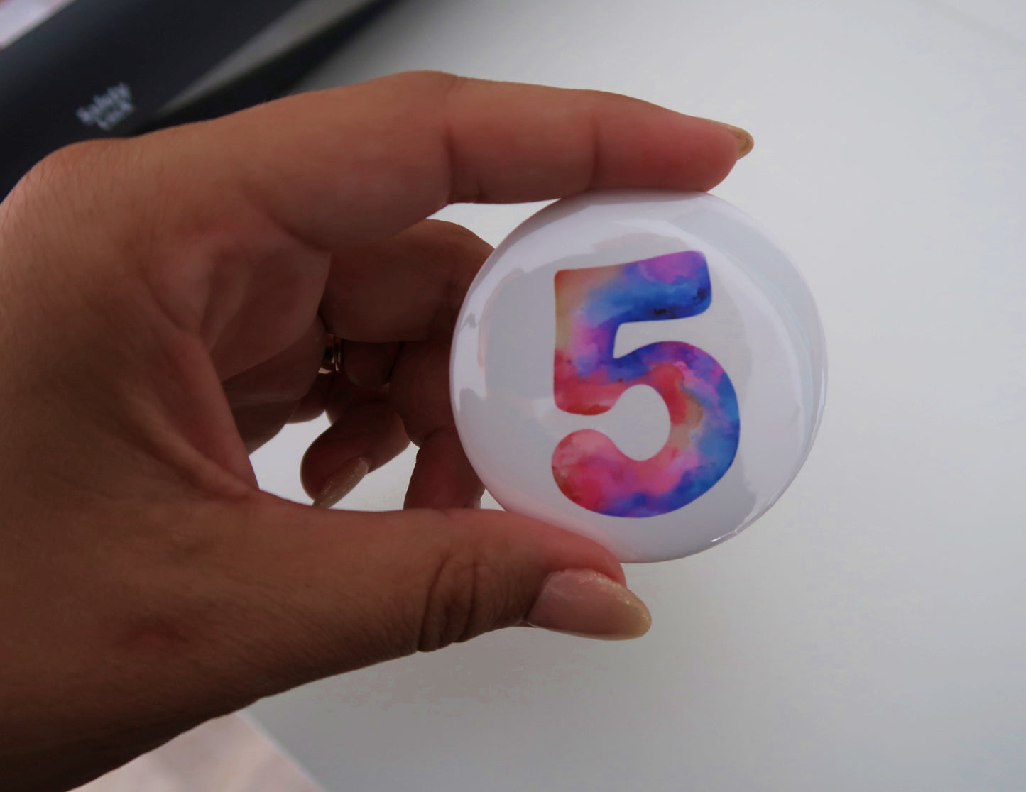 Water Color Numbers- Set of 10
