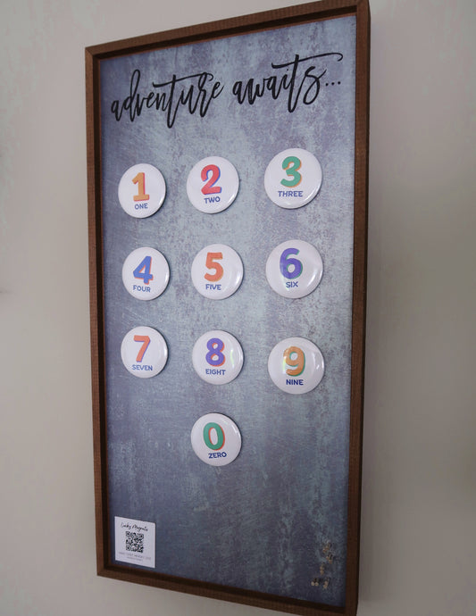 Printed Numbers- Set of 10