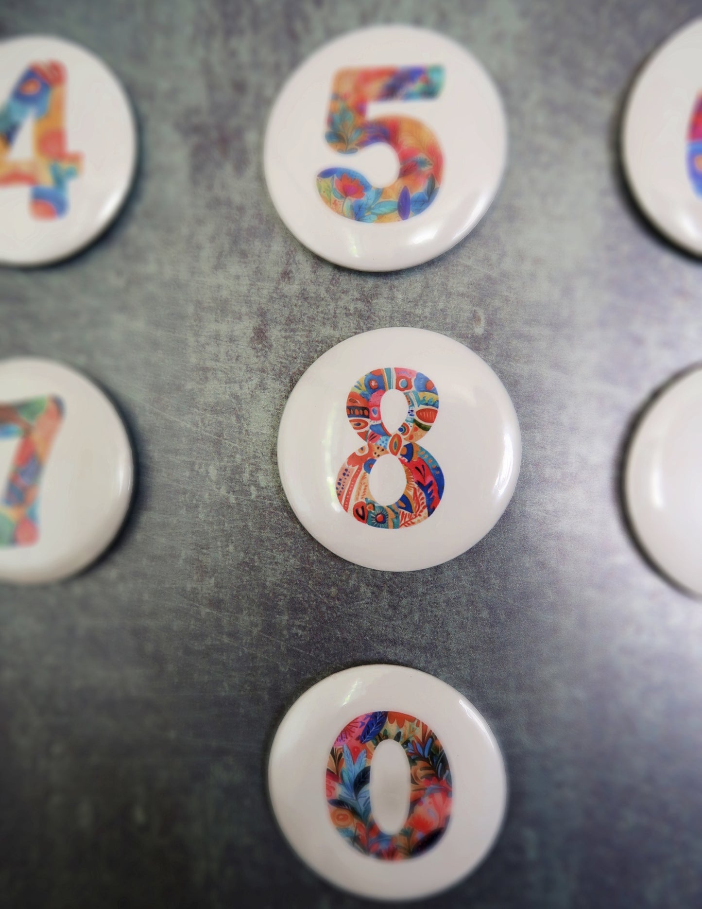 Paisley Numbers- Set of 10